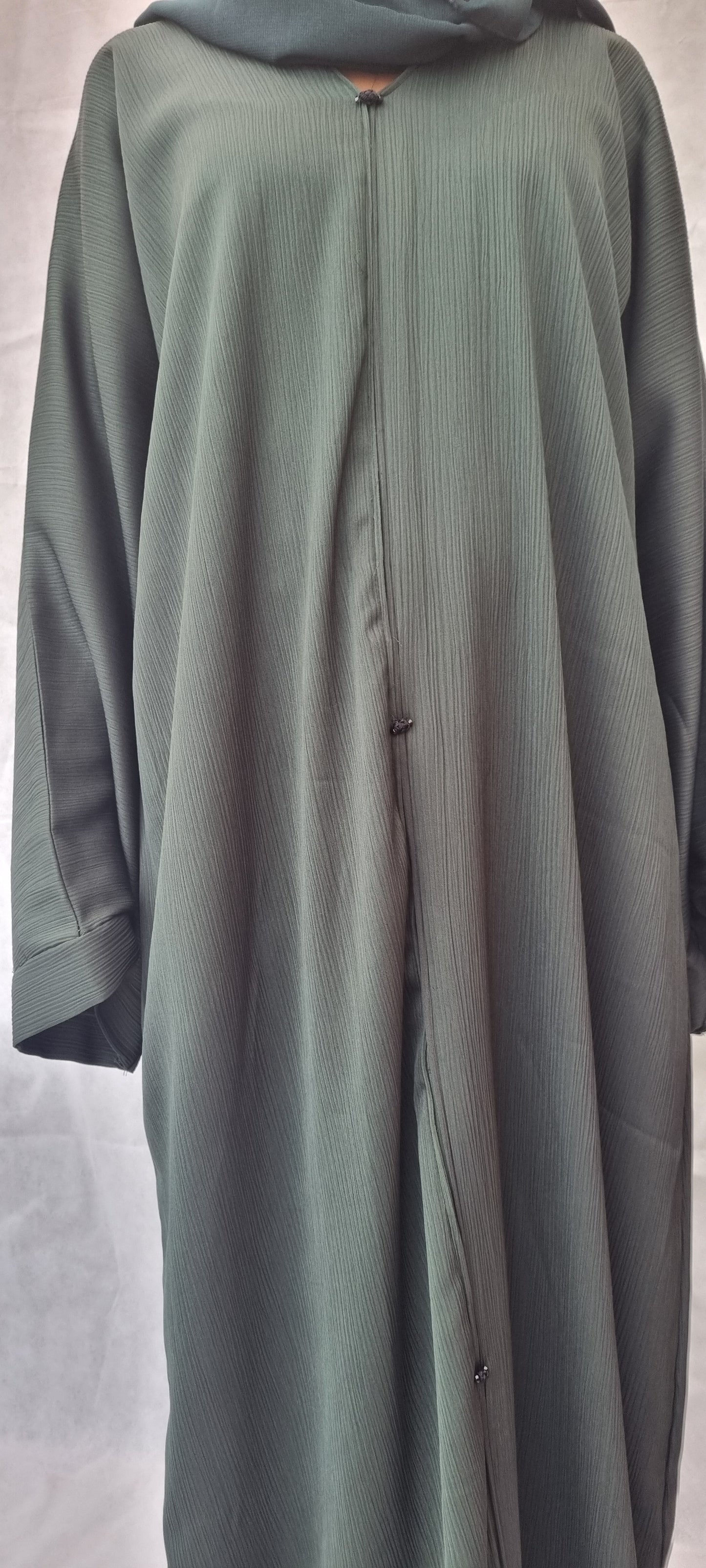 rain forest green abaya