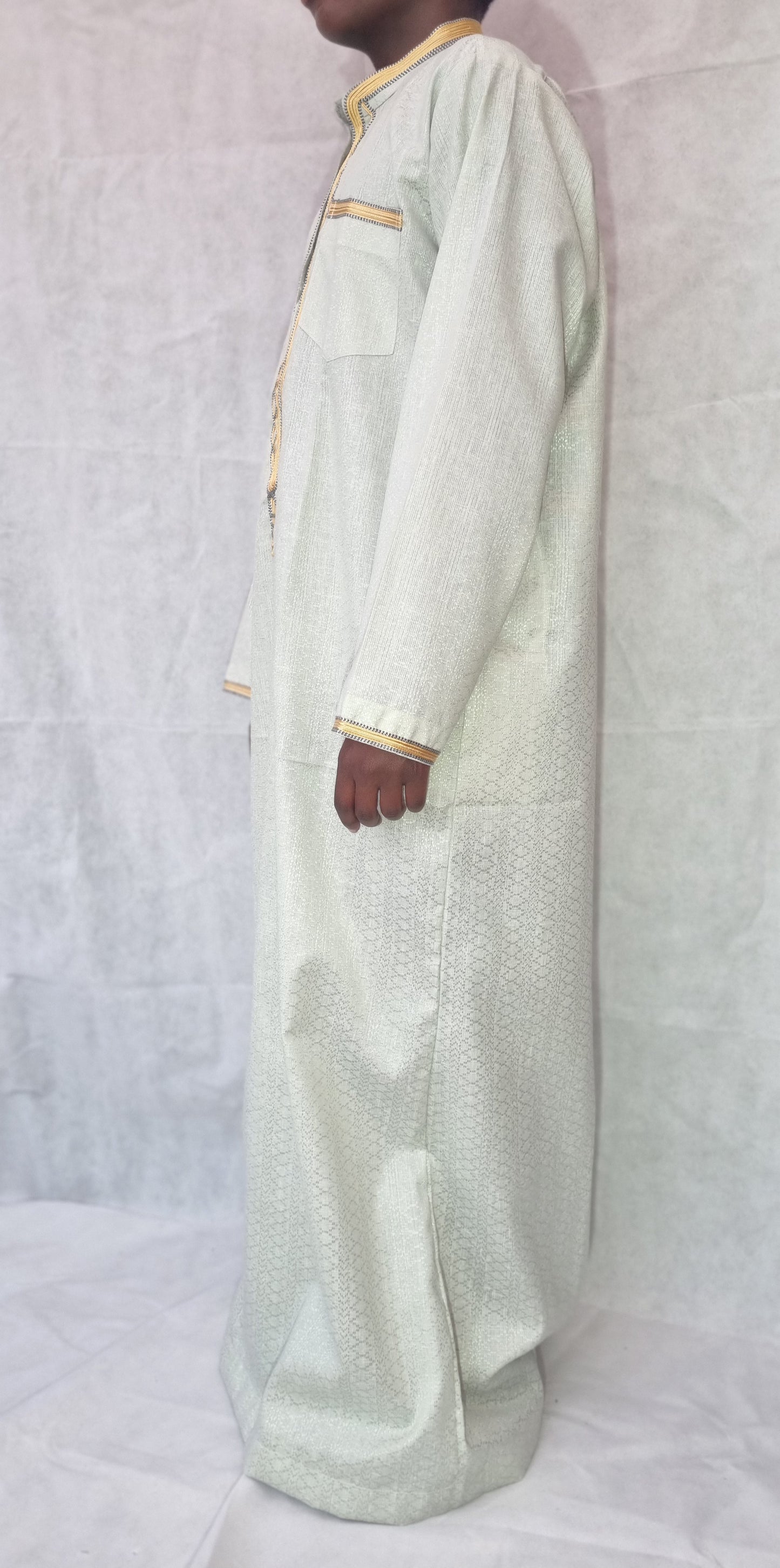 Islamic traditional jubba ,thobe men inlight green