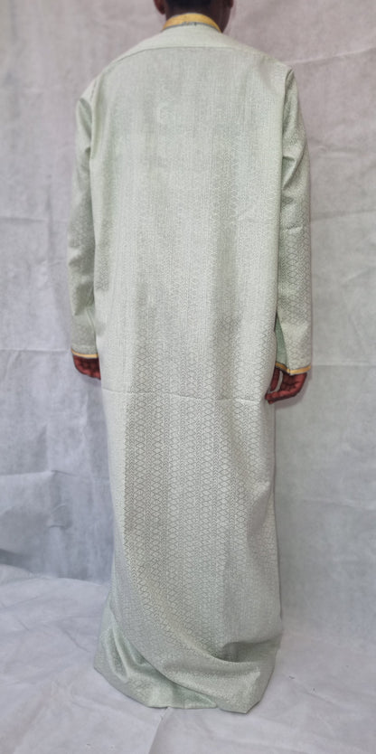 Islamic traditional jubba ,thobe men inlight green