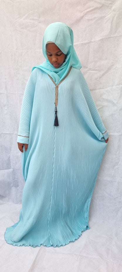 Pleated Stretched Abaya