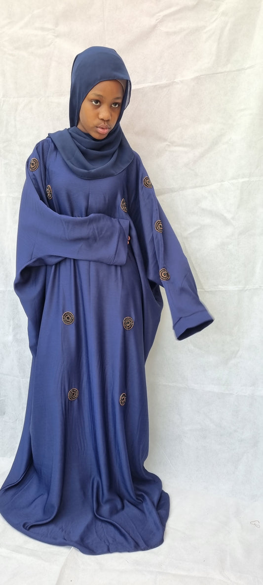 navy blue abaya