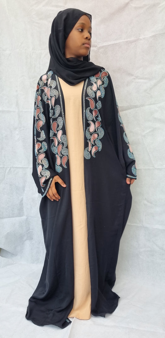 two piece abaya