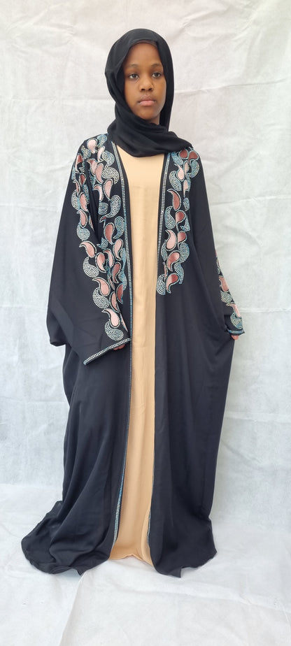 two piece abaya