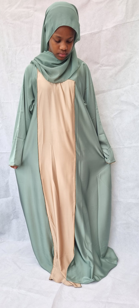 satin abaya