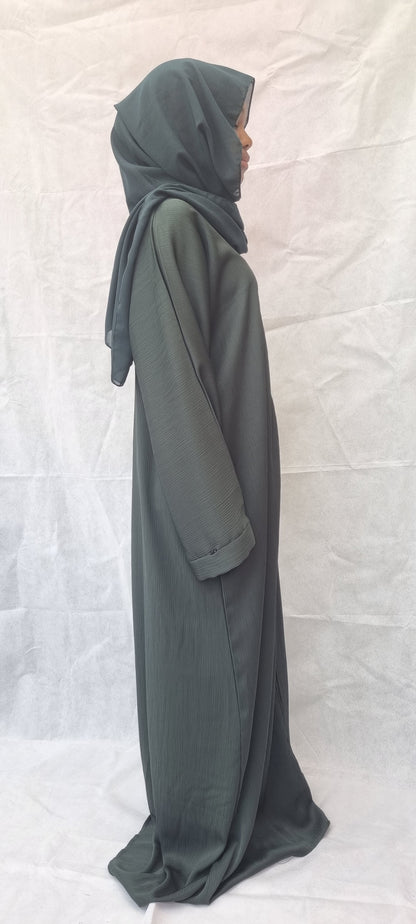 rain forest green abaya