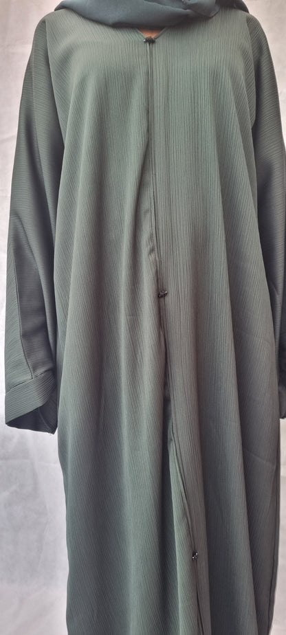 rain forest green abaya