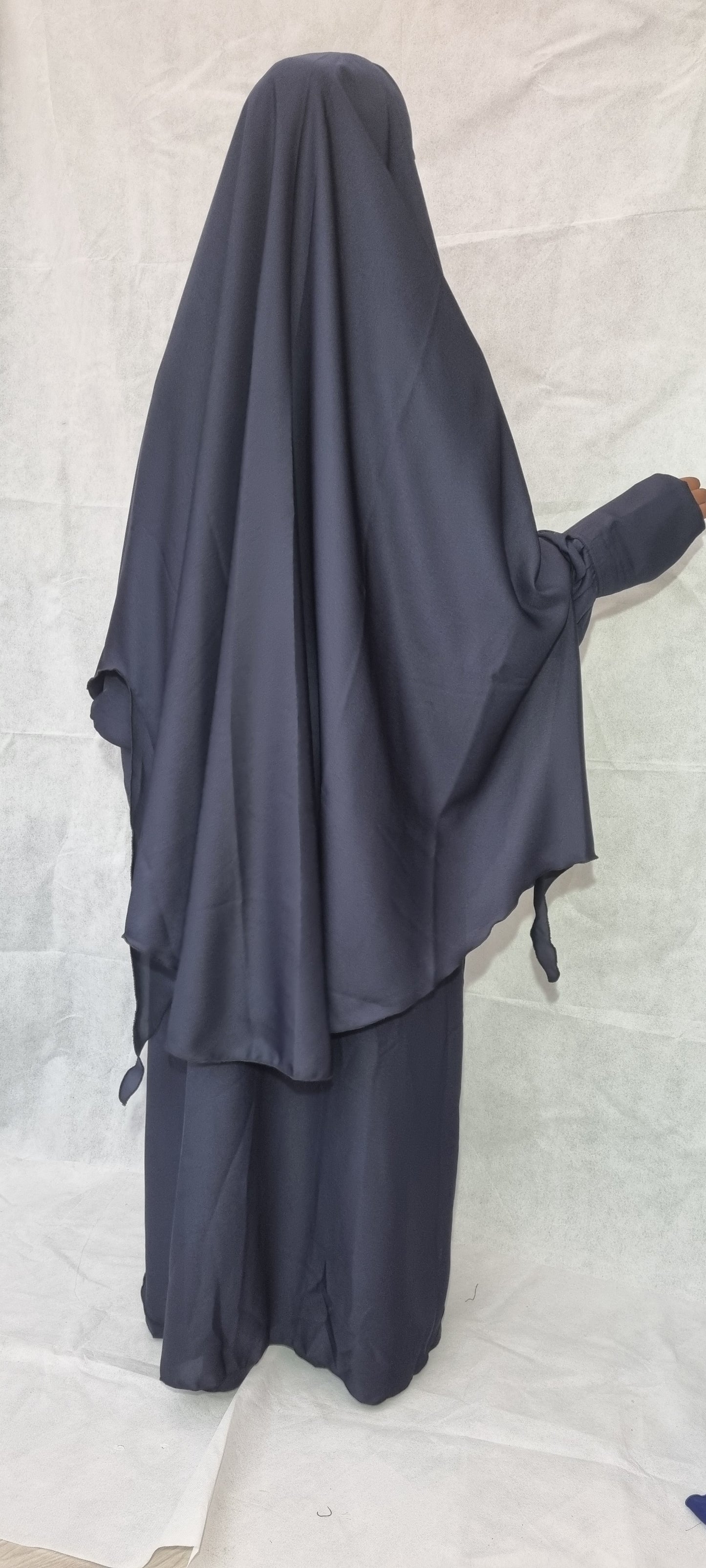 Dark Blue 3-piece Jilbab