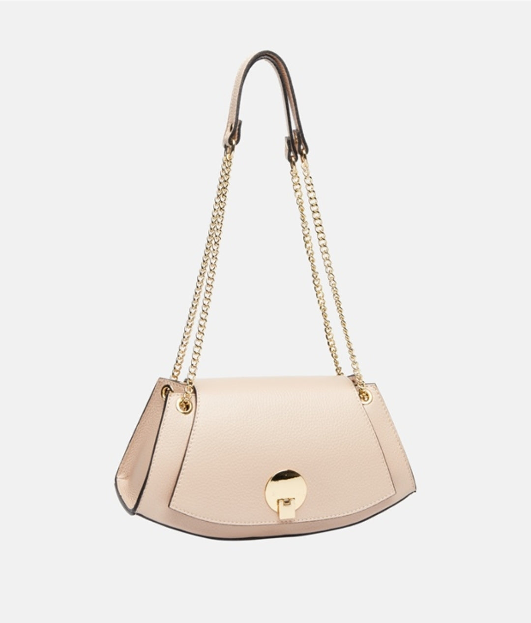 Leather shoulder bag by Luisa Vannini