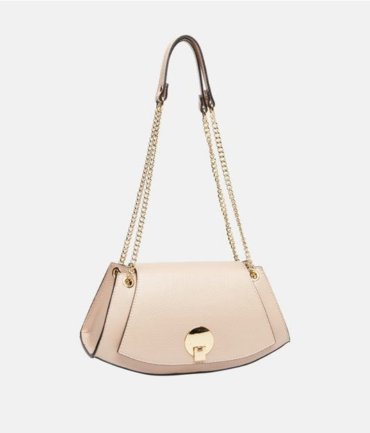 Leather shoulder bag by Luisa Vannini